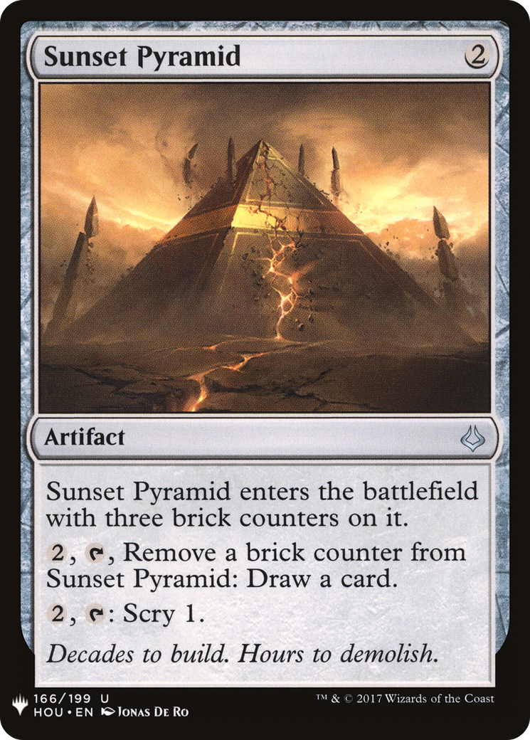 Sunset Pyramid (LIST-HOU-166) [The List]