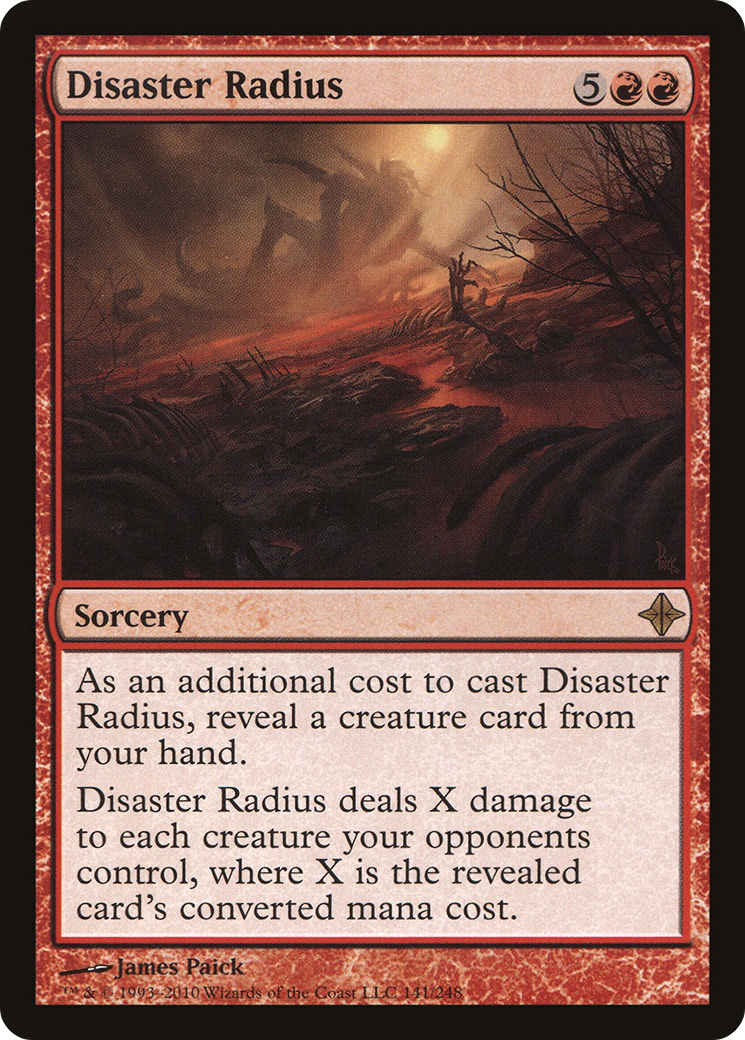 Disaster Radius (ROE-141) [Rise of the Eldrazi] Foil