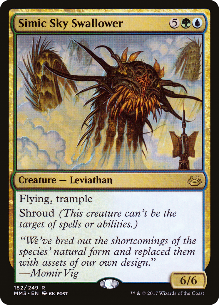 Simic Sky Swallower (MM3-182) [Modern Masters 2017] Foil