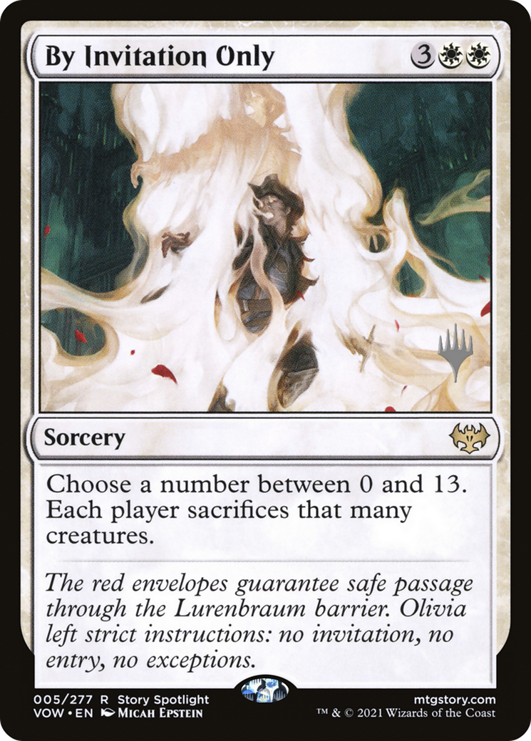 By Invitation Only (PPNEO-005) [Promo Pack: Innistrad: Crimson Vow Promos] Foil