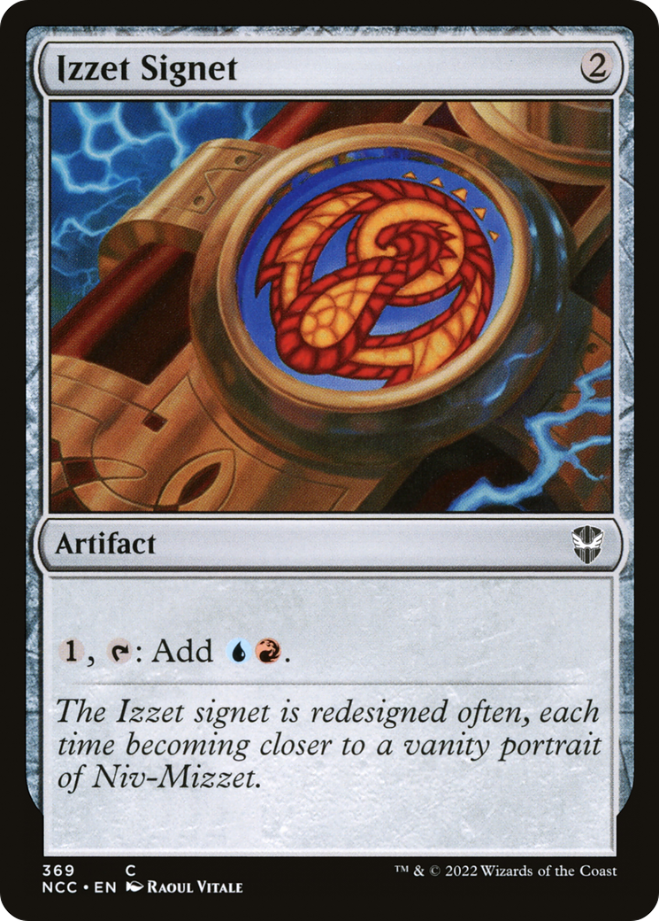 Izzet Signet (NCC-369) [New Capenna Commander]