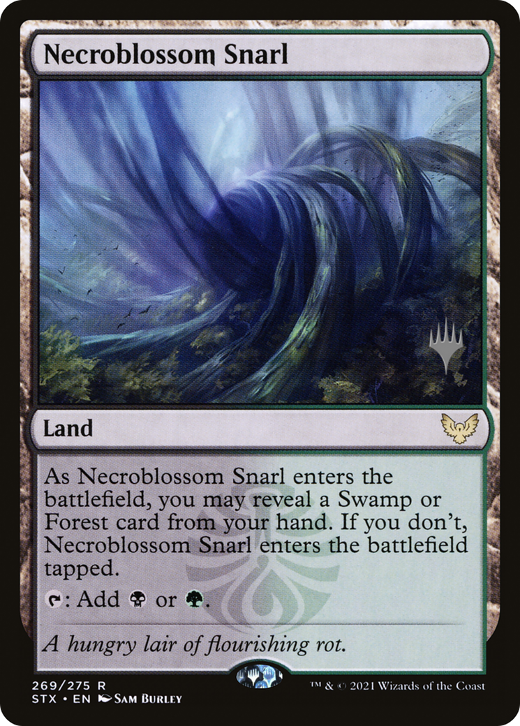 Necroblossom Snarl (PPSTX-269) [Promo Pack: Strixhaven: School of Mages Promos] Foil