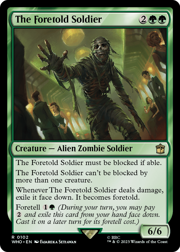 The Foretold Soldier (WHO-102) [Doctor Who] Foil