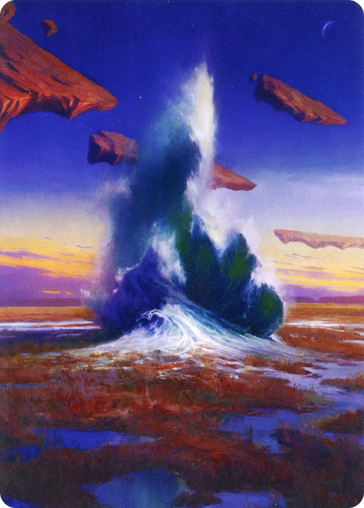 Flooded Strand // Flooded Strand (AZNR-029) (Borderless) [Zendikar Rising Art Series]