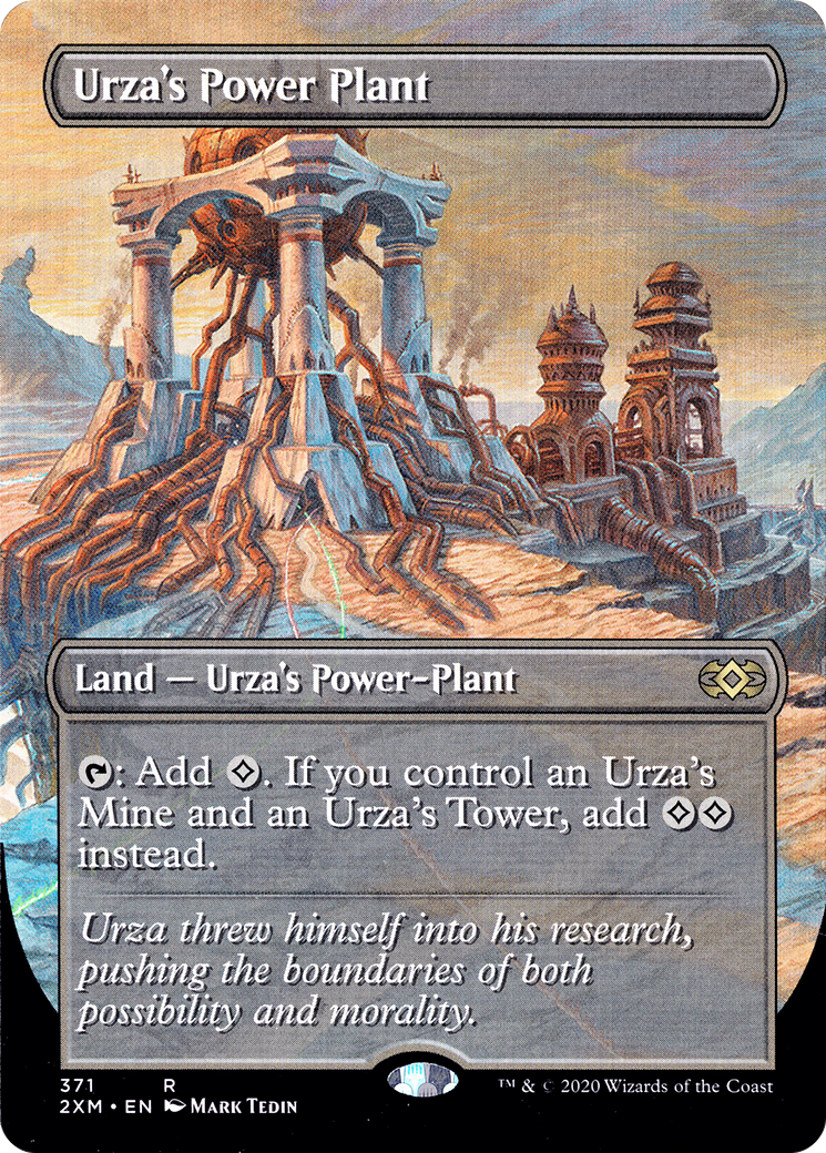 Urza's Power Plant (Borderless) (2XM-371) [Double Masters] Foil