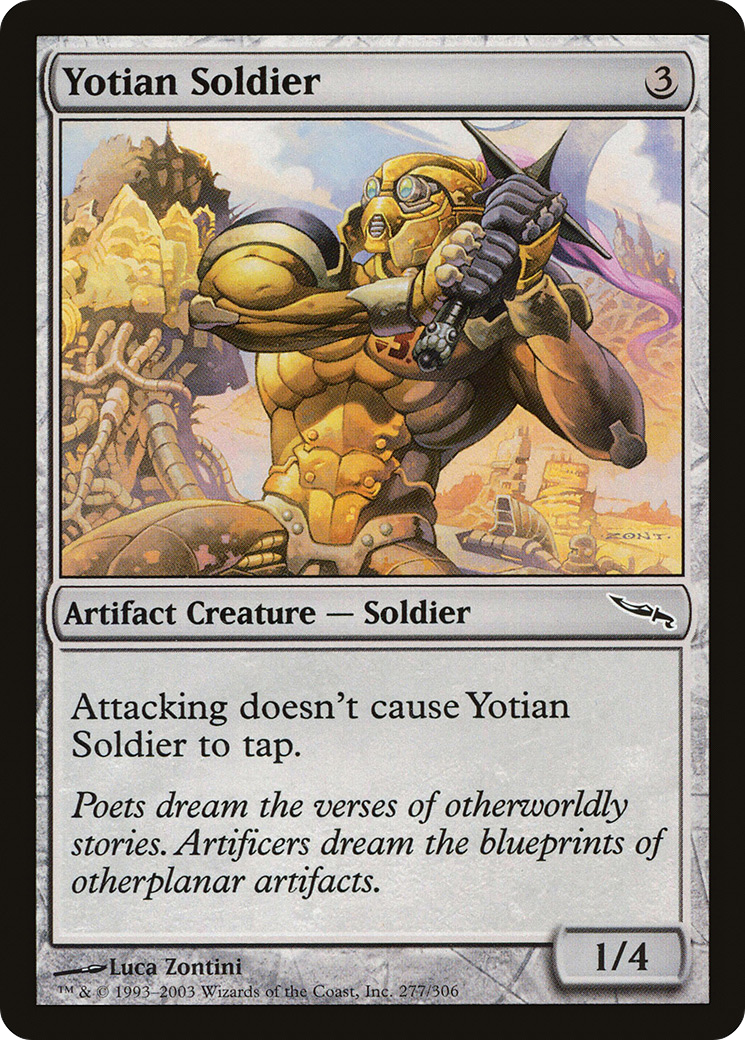 Yotian Soldier (MRD-277) [Mirrodin]