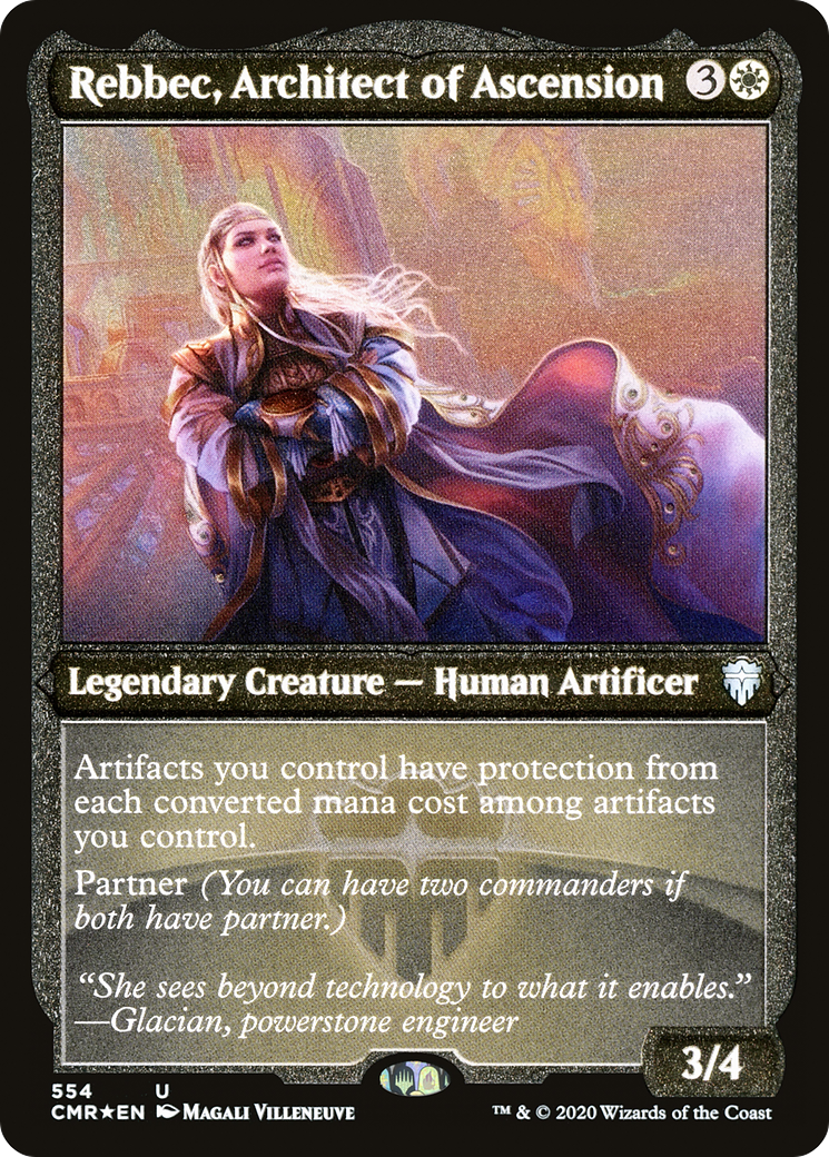 Rebbec, Architect of Ascension (Foil Etched) (CMR-554) [Commander Legends] Foil
