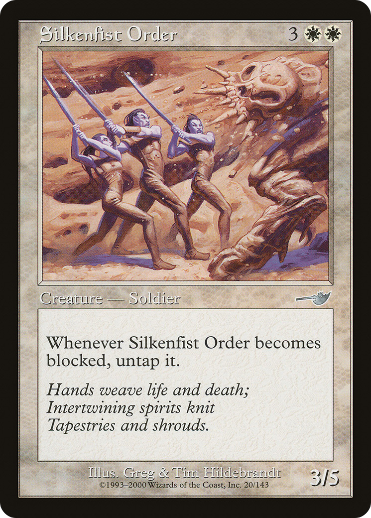Silkenfist Order (NMS-020) [Nemesis] Foil