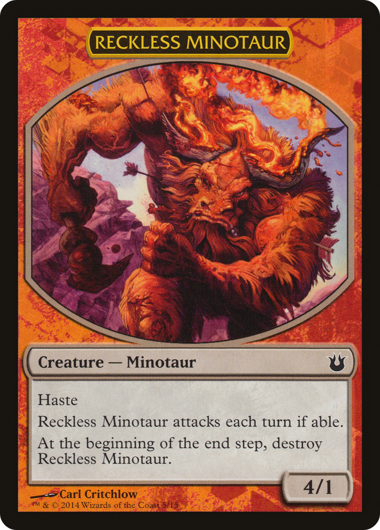 Reckless Minotaur [Battle the Horde]