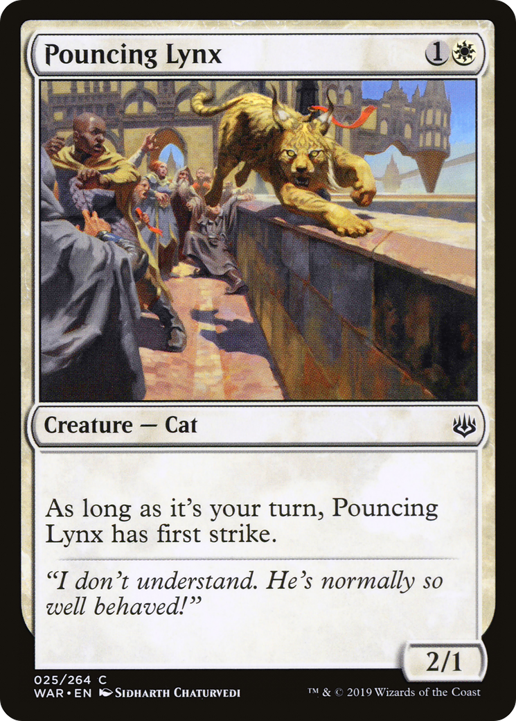 Pouncing Lynx (WAR-025) [War of the Spark]