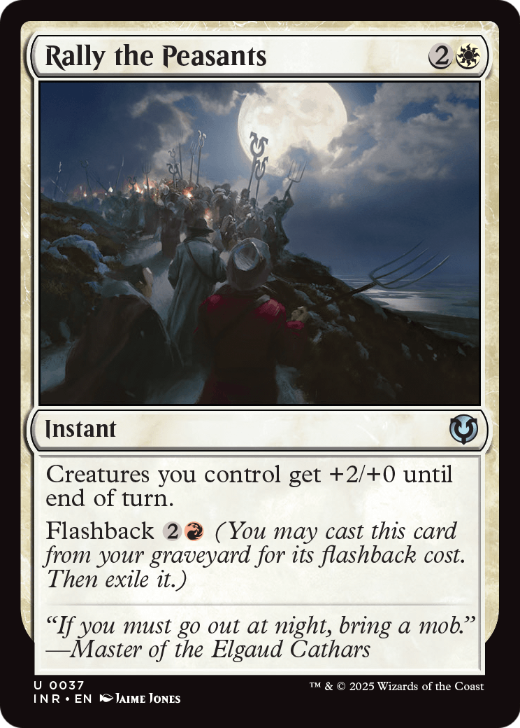 Rally the Peasants (INR-037) [Innistrad Remastered]