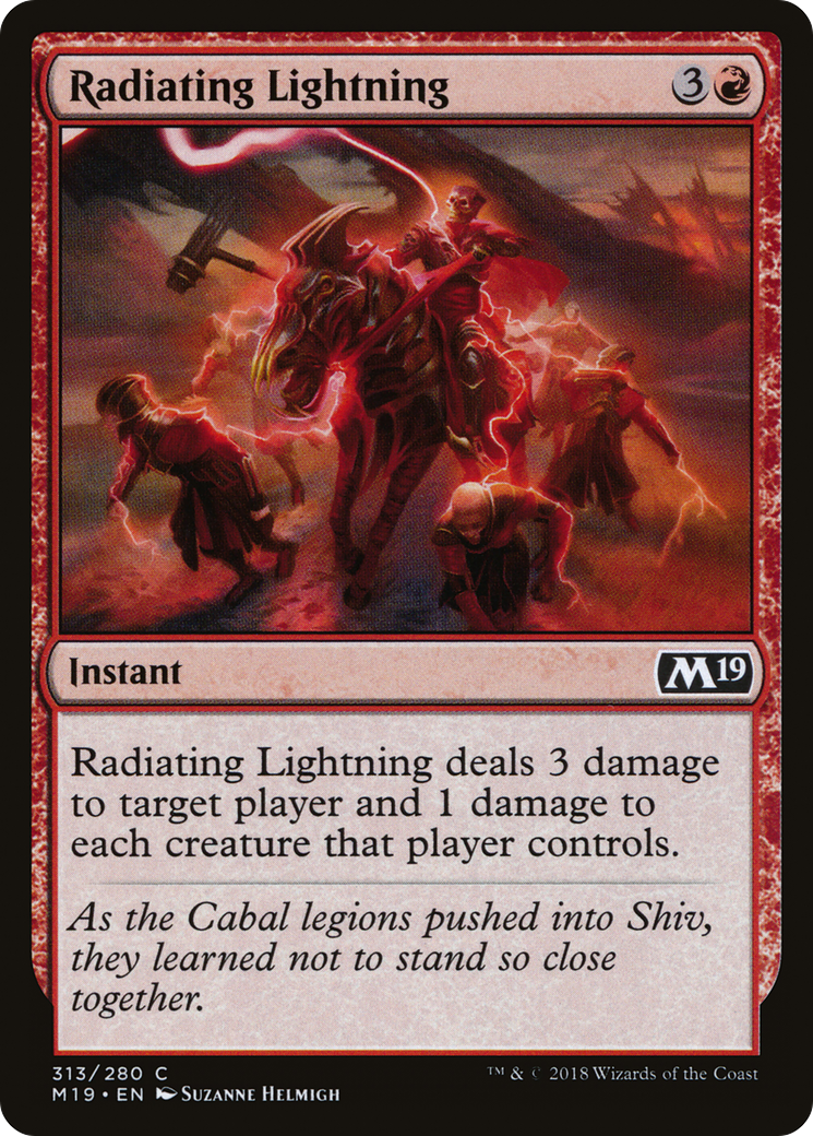 Radiating Lightning (M19-313) [Core Set 2019]