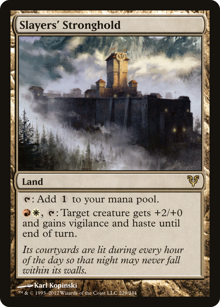 Slayers' Stronghold (AVR-229) [Avacyn Restored] Foil