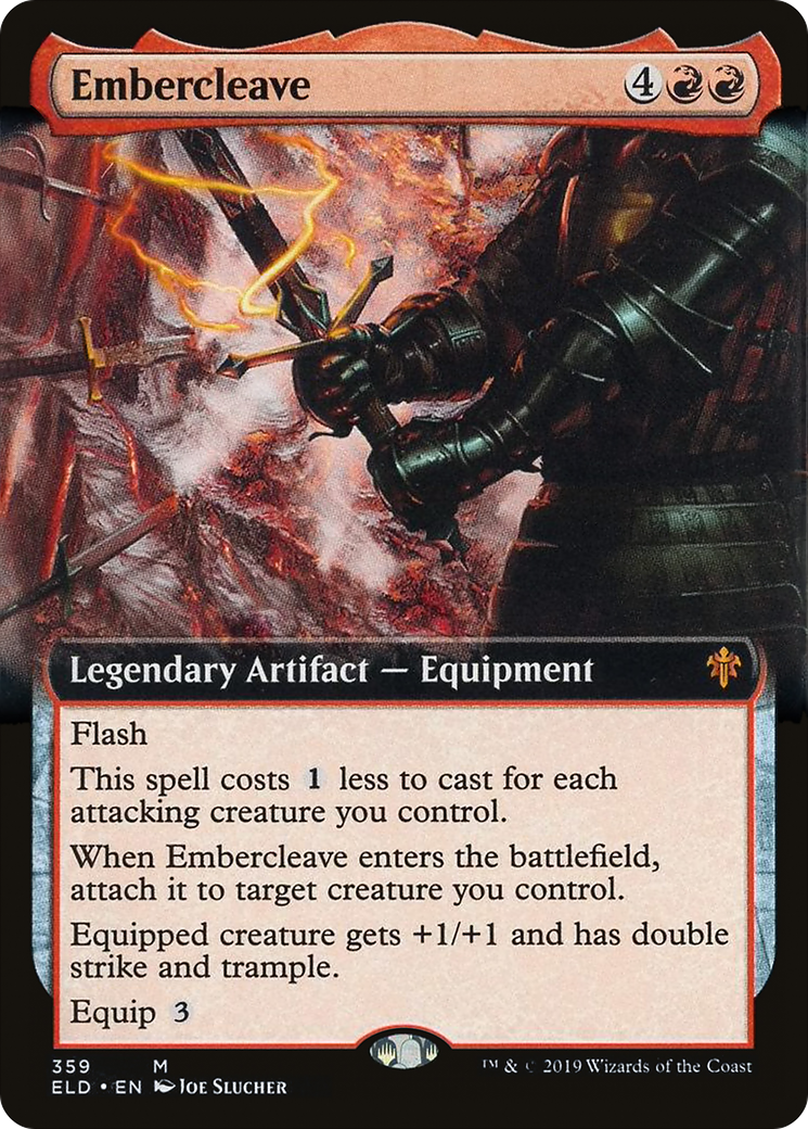 Embercleave (Extended Art) (ELD-359) [Throne of Eldraine] Foil