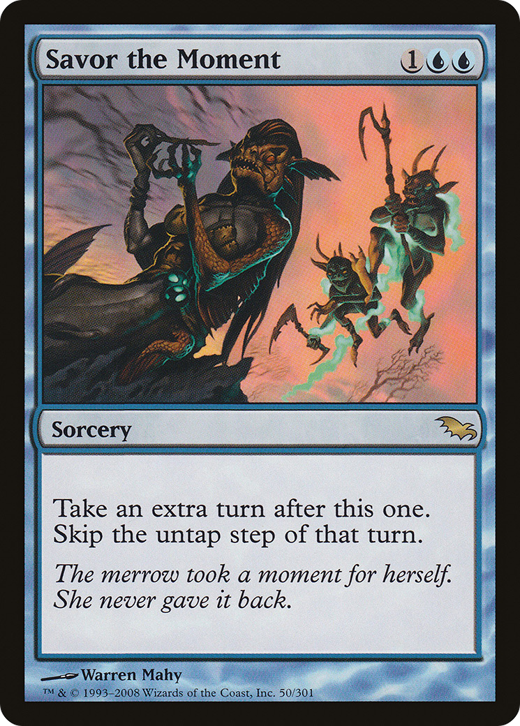 Savor the Moment (SHM-050) [Shadowmoor] Foil