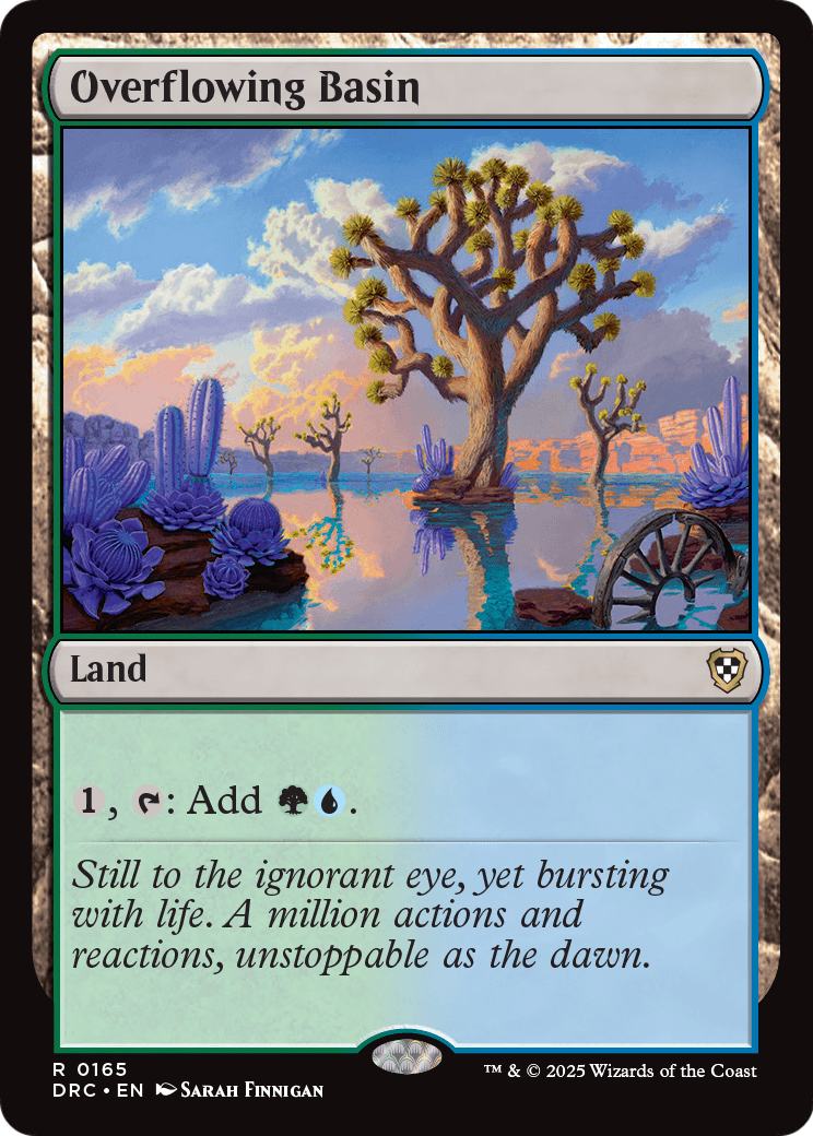 Overflowing Basin (DRC-165) [Commander: Aetherdrift]