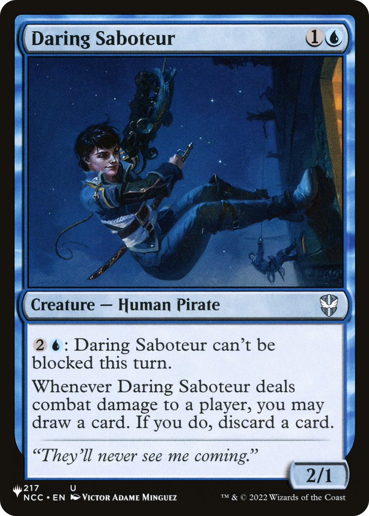 Daring Saboteur (LIST-NCC-217) [The List]