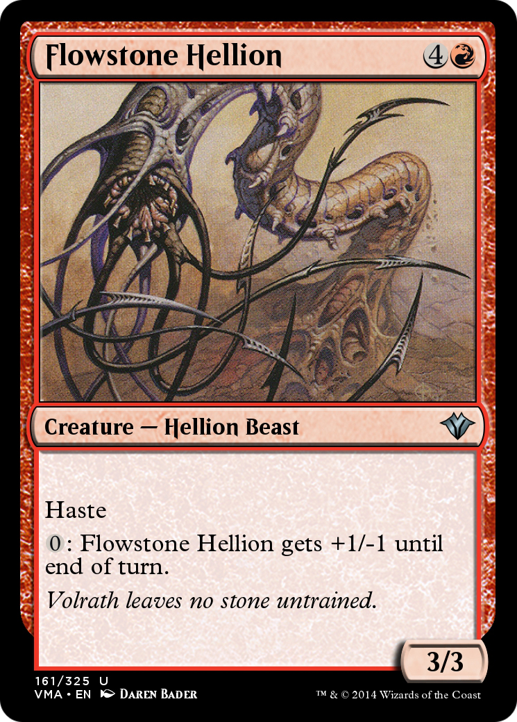 Flowstone Hellion (VMA-161) [Vintage Masters] Foil