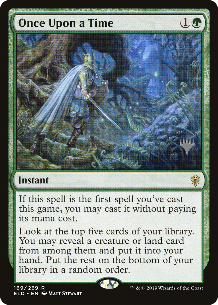 Once Upon a Time (PPELD-169) [Promo Pack: Throne of Eldraine Promos] Foil