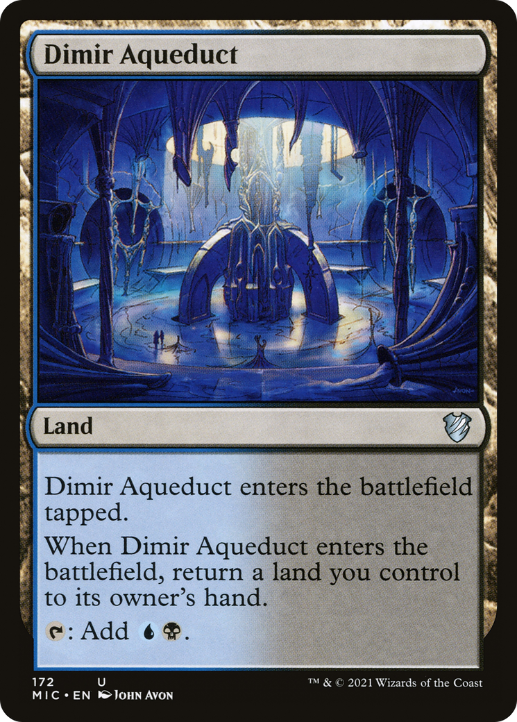 Dimir Aqueduct (MIC-172) [Midnight Hunt Commander]