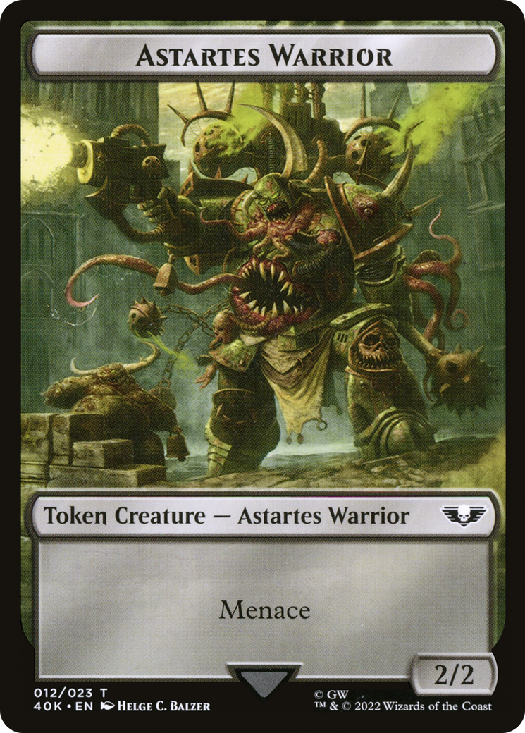 Astartes Warrior (T40K-012) [Warhammer 40,000 Tokens]