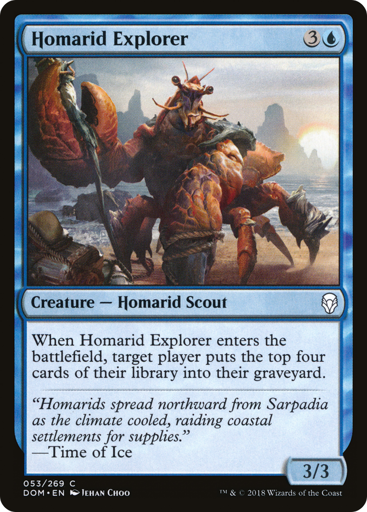 Homarid Explorer (DOM-053) [Dominaria] Foil