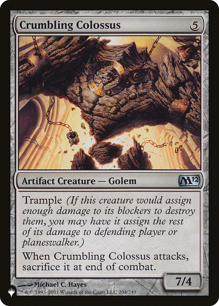 Crumbling Colossus (LIST-M12-204) [The List]