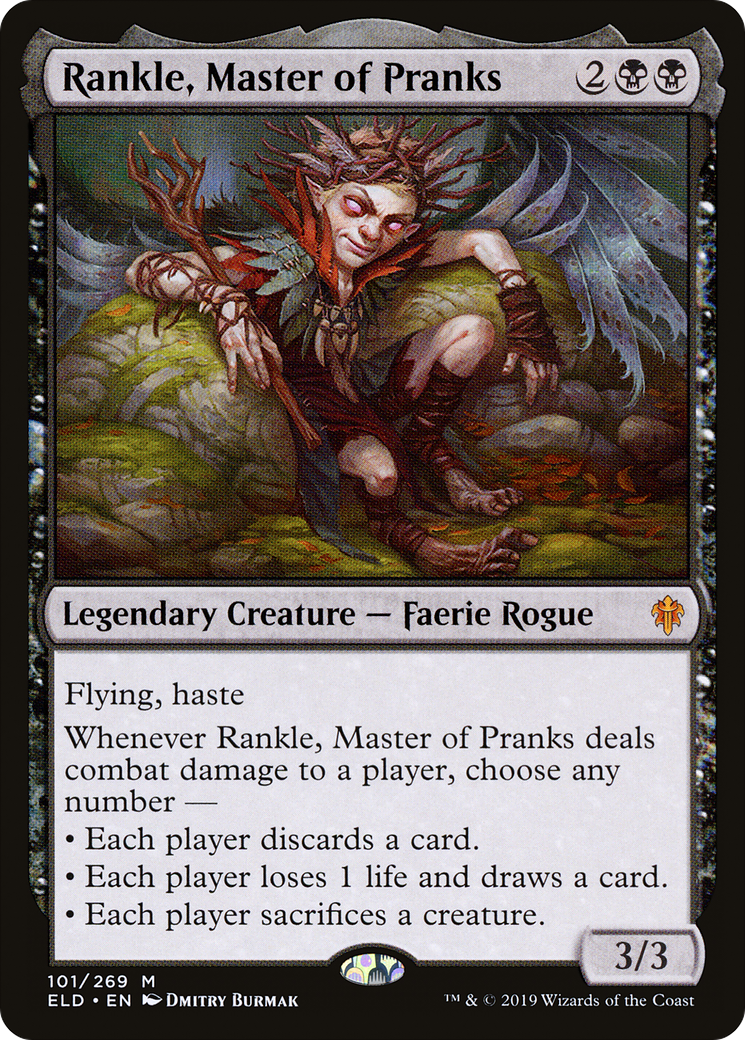 Rankle, Master of Pranks (ELD-101) [Throne of Eldraine] Foil