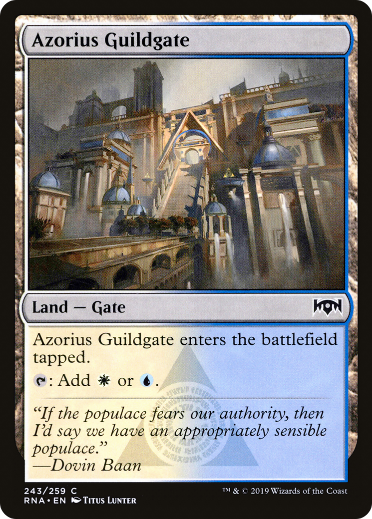 Azorius Guildgate (RNA-243) [Ravnica Allegiance]