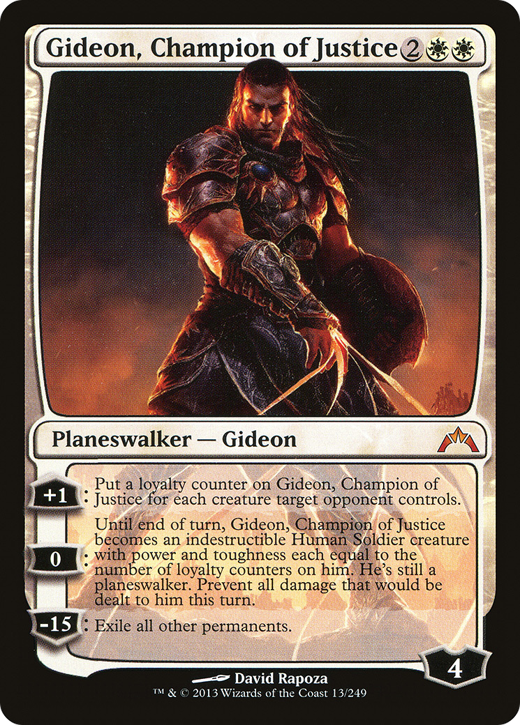 Gideon, Champion of Justice (GTC-013) [Gatecrash]
