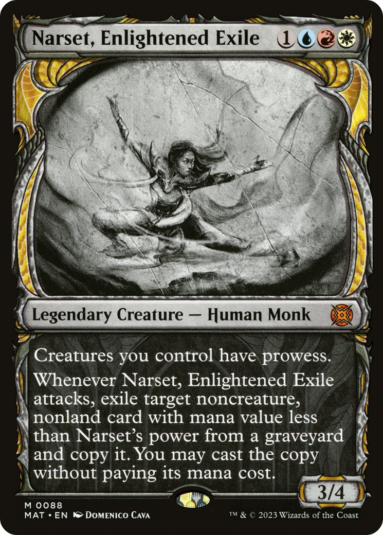 Narset, Enlightened Exile (Showcase) (MAT-088) [March of the Machine: The Aftermath]
