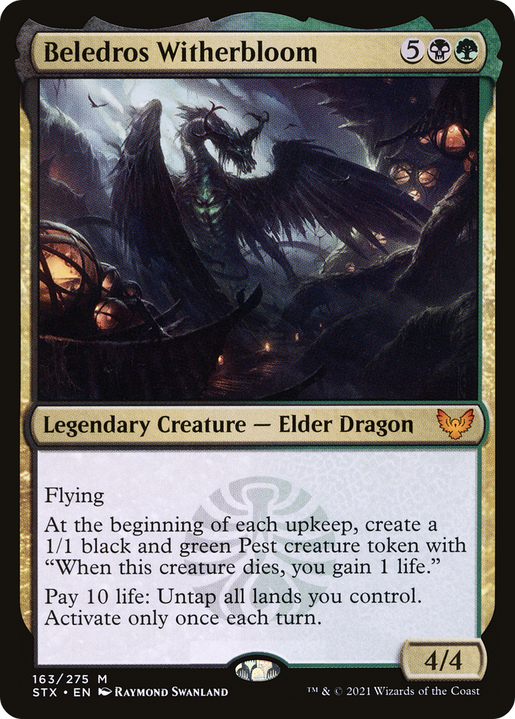 Beledros Witherbloom (STX-163) [Strixhaven: School of Mages] Foil