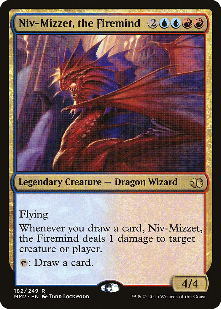 Niv-Mizzet, the Firemind (MM2-182) [Modern Masters 2015] Foil
