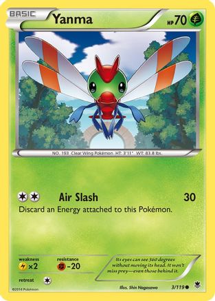 Yanma (3/119) [XY  Phantom Forces] - Common