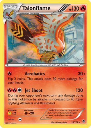 Talonflame (10/119) [XY  Phantom Forces] - Rare
