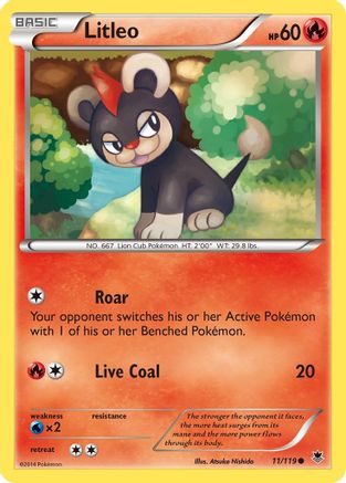 Litleo (11/119) [XY  Phantom Forces] - Common