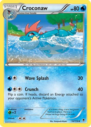 Croconaw (16/119) [XY  Phantom Forces] - Uncommon