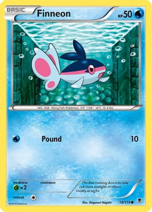 Finneon (18/119) [XY  Phantom Forces] Reverse Holofoil - Common