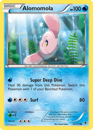 Alomomola (22/119) [XY  Phantom Forces] - Common