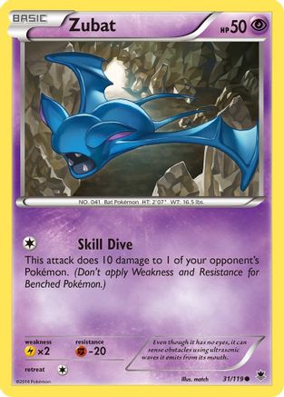 Zubat (31/119) [XY  Phantom Forces] - Common