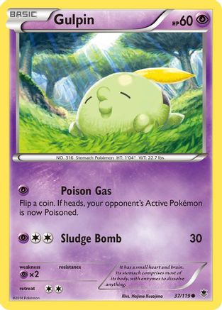 Gulpin (037/119) [XY  Phantom Forces] - Common