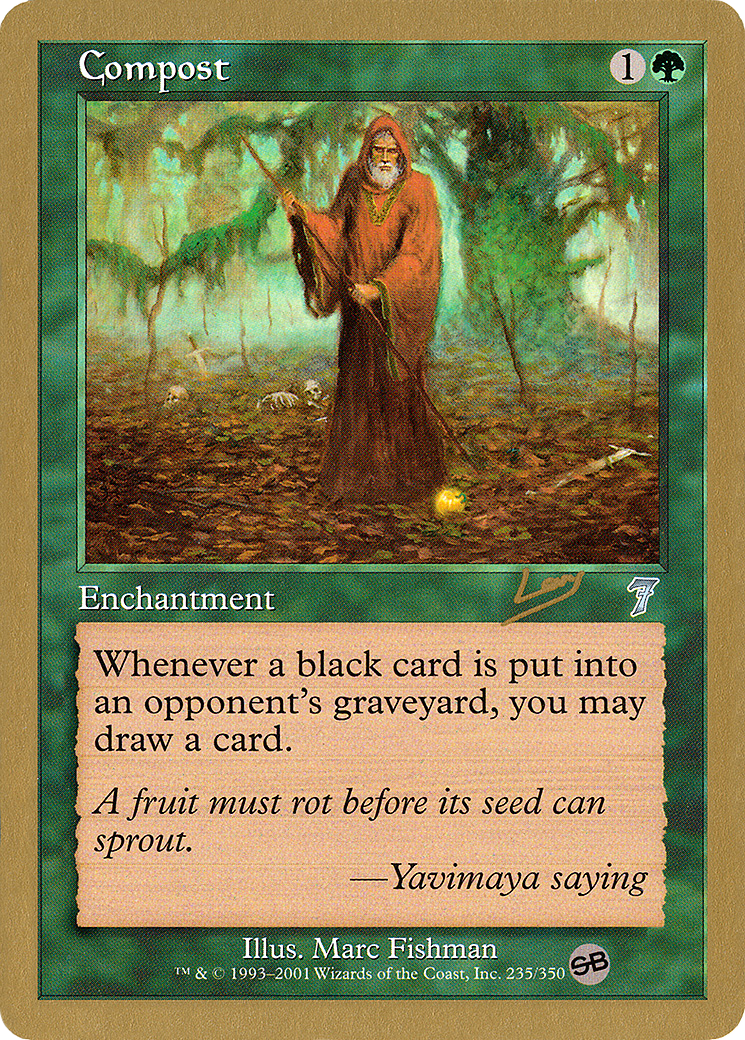 Compost - 2002 Raphael Levy (7ED) (SB) [World Championship Decks 2002]