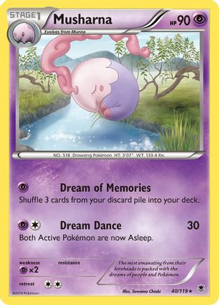 Musharna (40/119) [XY  Phantom Forces] - Rare