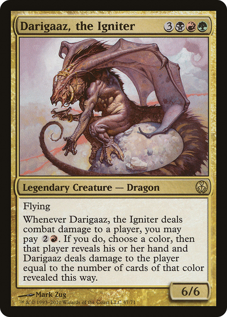 Darigaaz, the Igniter (DDE-047) [Duel Decks: Phyrexia vs. the Coalition]