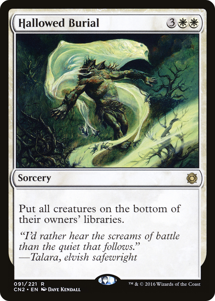 Hallowed Burial (CN2-091) [Conspiracy: Take the Crown] Foil