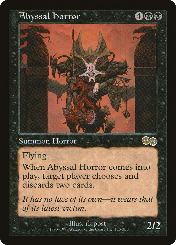 Abyssal Horror (USG-115) [Urza's Saga]