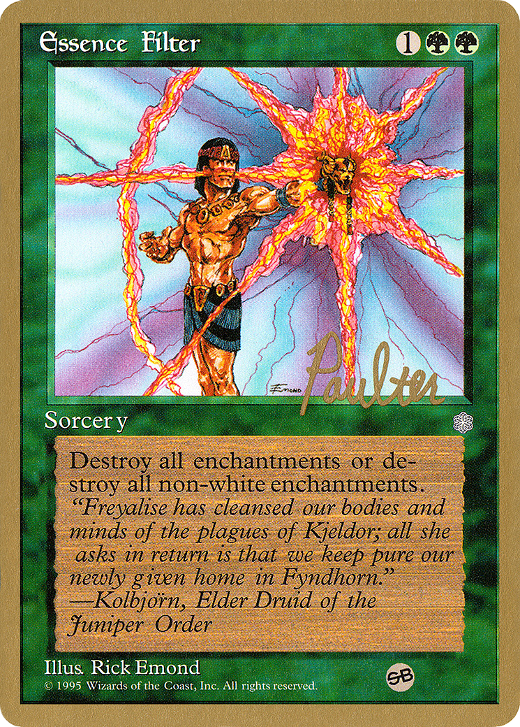 Essence Filter - 1996 Preston Poulter (ICE) (SB) [Pro Tour Collector Set]