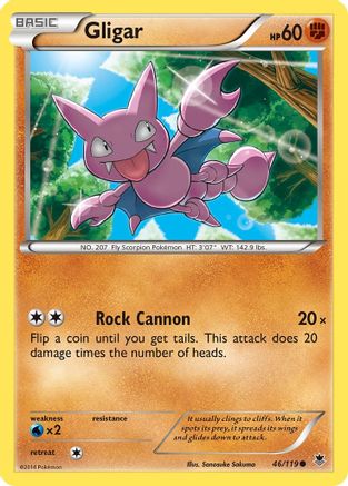 Gligar (46/119) [XY  Phantom Forces] - Common