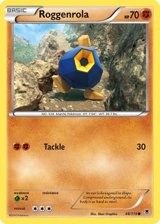 Roggenrola (48/119) [XY  Phantom Forces] - Common