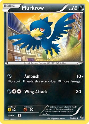 Murkrow (051/119) [XY  Phantom Forces] - Common